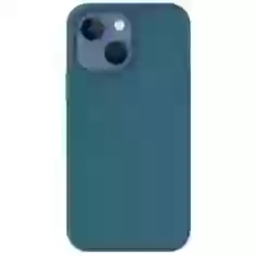Чохол Uniq Lino Hue для iPhone 13 Caspian Blue with MagSafe (UNIQ-IP6.1HYB(2021)-LINOHMBLU)