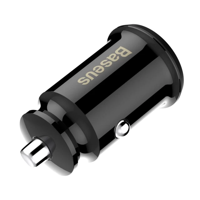Автомобильное зарядное устройство Baseus Grain Car Charger 3.1A dual-USB Black (CCALL-ML01)