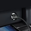 Автомобильное зарядное устройство Baseus Grain Car Charger 3.1A dual-USB Black (CCALL-ML01)
