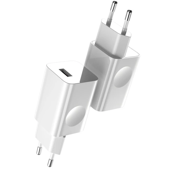 Мережевий зарядний пристрій Baseus BX02 QC 24W USB-A White (CCALL-BX02)