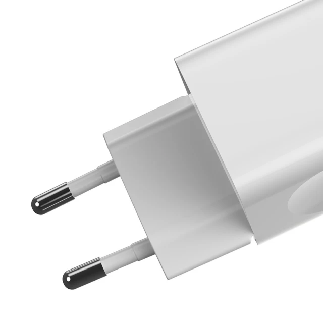 Сетевое зарядное устройство Baseus BX02 QC 24W USB-A White (CCALL-BX02)