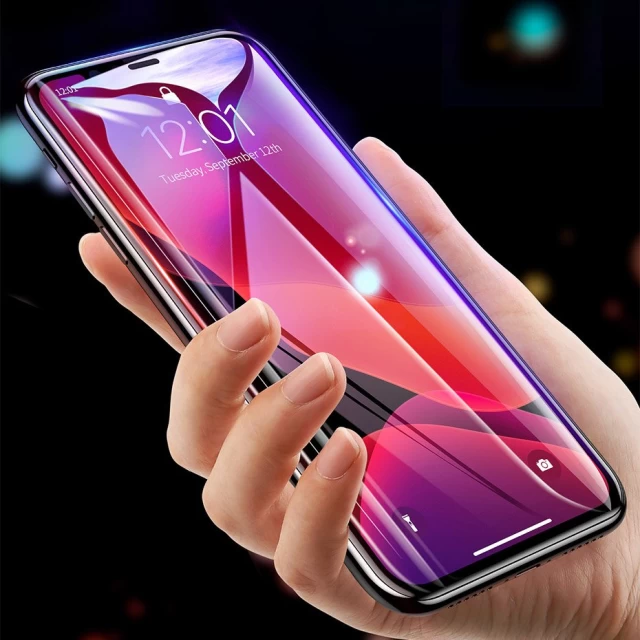 Захисне скло Baseus Full Coverage Curved Tempered Glass 0.3 mm Black (2 pcs pack) For iPhone 11/XR (SGAPIPH61S-KC01)