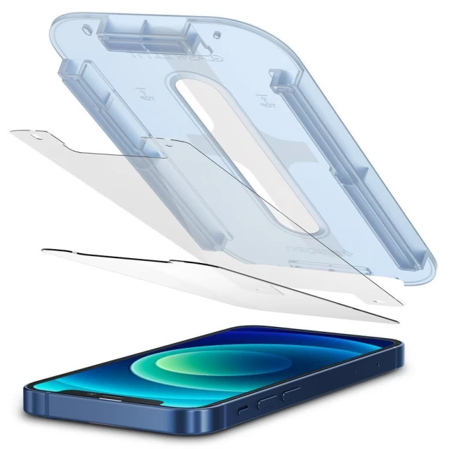 Защитное стекло Spigen для iPhone 12 mini Glas.tR EZ Fit (2 Pack) (AGL01811)