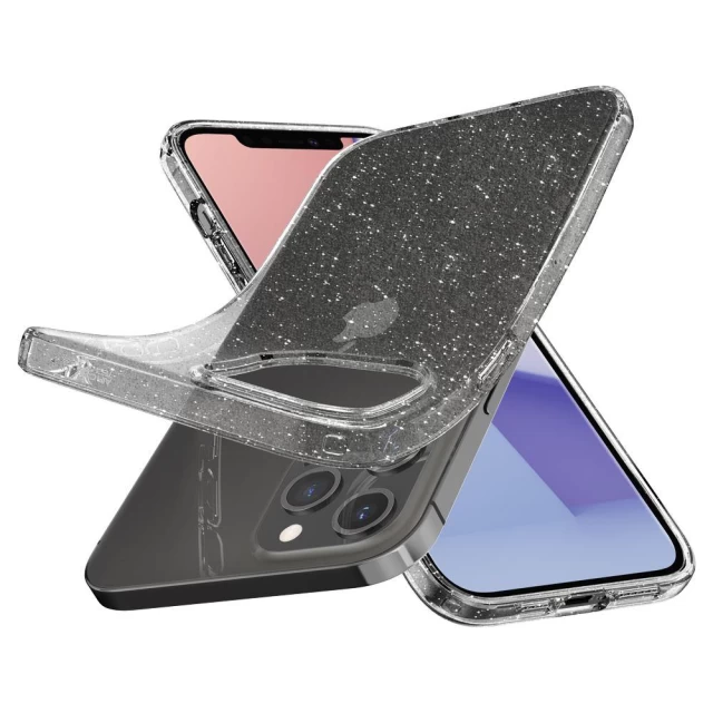 Чехол Spigen для iPhone 12 Pro Max Liquid Crystal Glitter Crystal Quartz (ACS01614)