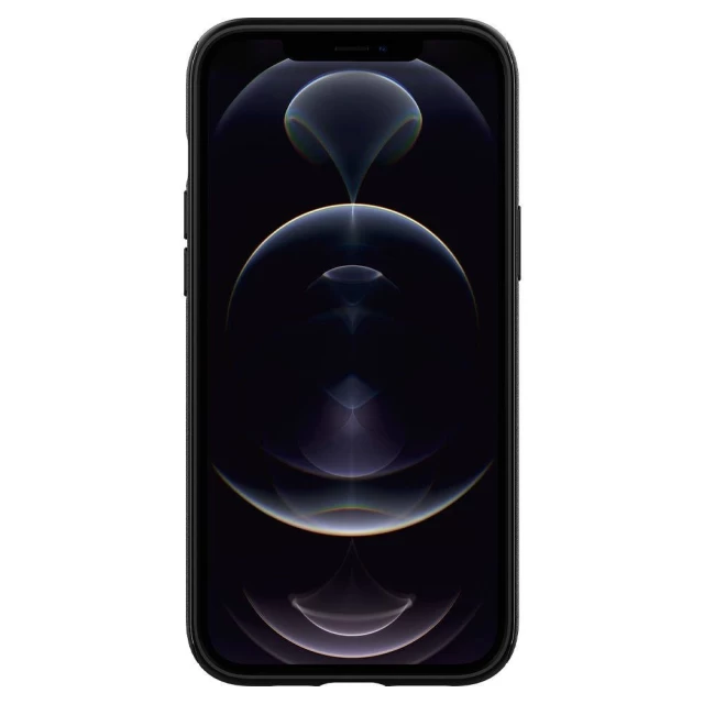 Чехол Spigen Mag Armor для iPhone 12 | 12 Pro Matte Black with MagSafe (ACS01865)