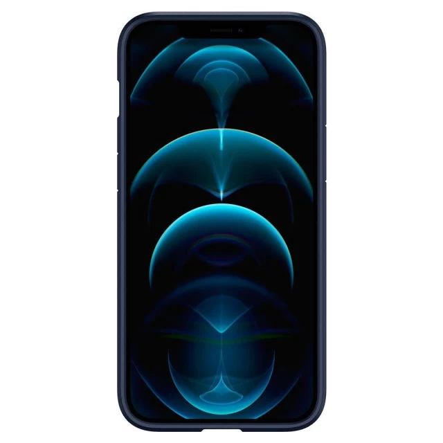 Чохол Spigen для iPhone 12 | 12 Pro Ultra Hybrid Navy Blue (ACS02251)
