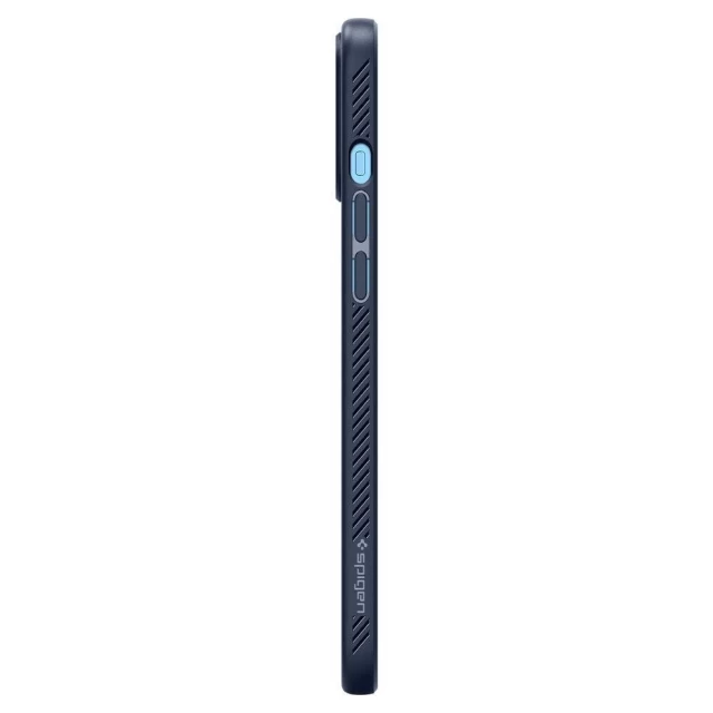 Чехол Spigen для iPhone 12 Pro Max Liquid Air Navy Blue (ACS02247)