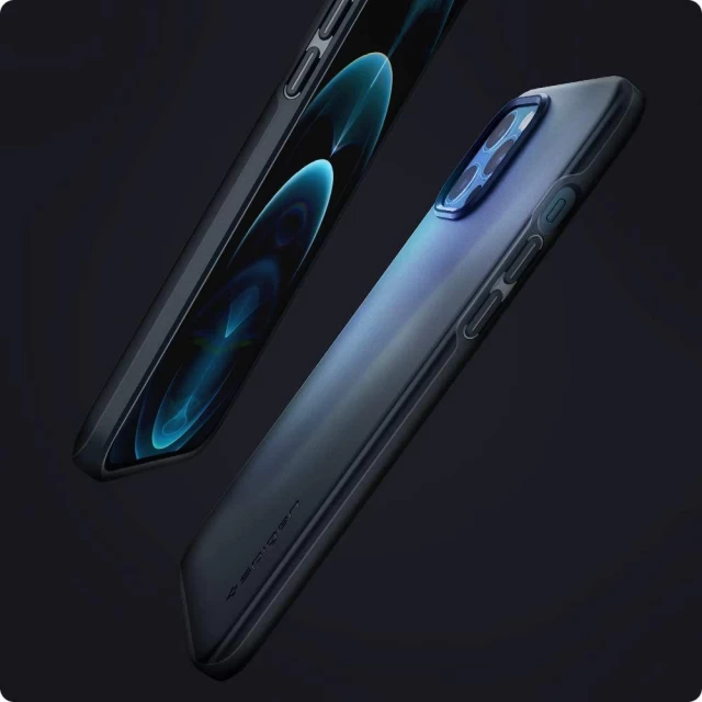 Чохол Spigen для iPhone 12 Pro Max Thin Fit Metal Slate (ACS02293)