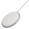 Бездротовий зарядний пристрій Baseus Simple Mini Magnetic 15W White with MagSafe (WXJK-F02)