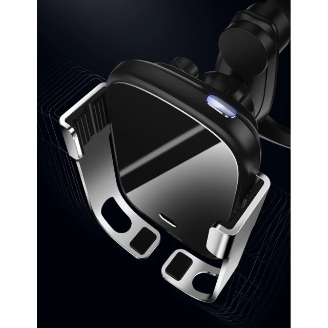 Автотримач з бездротовою зарядкою Baseus Rock-Solid Electric Holder Black (WXHW01-01)