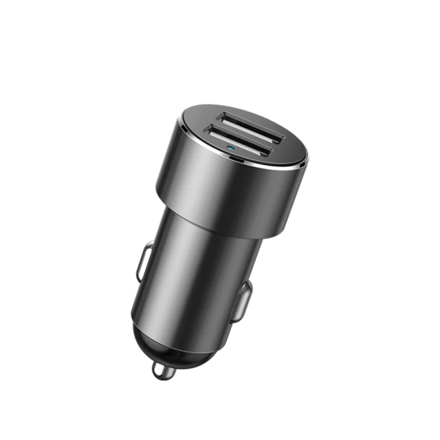 Автомобільний зарядний пристрій Baseus High Efficiency Dual Cigarette Lighter 2USB Black (CRDYQ-01)