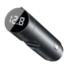 Автомобільний зарядний пристрій Baseus Energy Column Bluetooth FM Launcher PPS 2USB Dark Grey (CCNLZ-C0G)