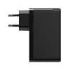 Мережевий зарядний пристрій Baseus Mini QC 120W 2xUSB-C | USB-A with USB-C to USB-C Cable 1m Black (CCGAN-J01)