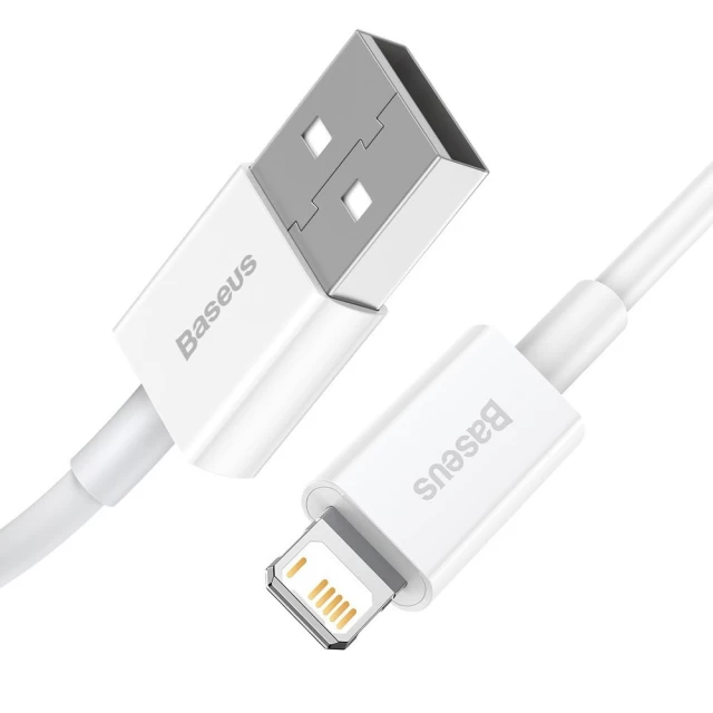 Кабель Baseus Superior Series Fast Charging USB-A to Lightning 1m White (CALYS-A02)