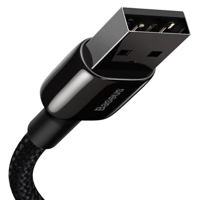 Кабель Baseus Tungsten Gold Fast Charging USB-A to Lightning 1m Black (CALWJ-01)