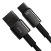 Кабель Baseus Tungsten Gold Fast Charging USB-A to USB-C 1m Black (CATWJ-B01)