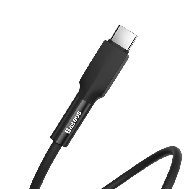Кабель Baseus Silica Gel USB-A to USB-C 1m Black (CATGJ-01)