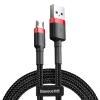 Кабель Baseus Cafule USB-A to Micro-USB 3m Black/Red (CAMKLF-H91)