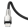 Кабель Baseus Cafule Metal PD USB-C to Lightning 2m Black (CATLJK-B01)