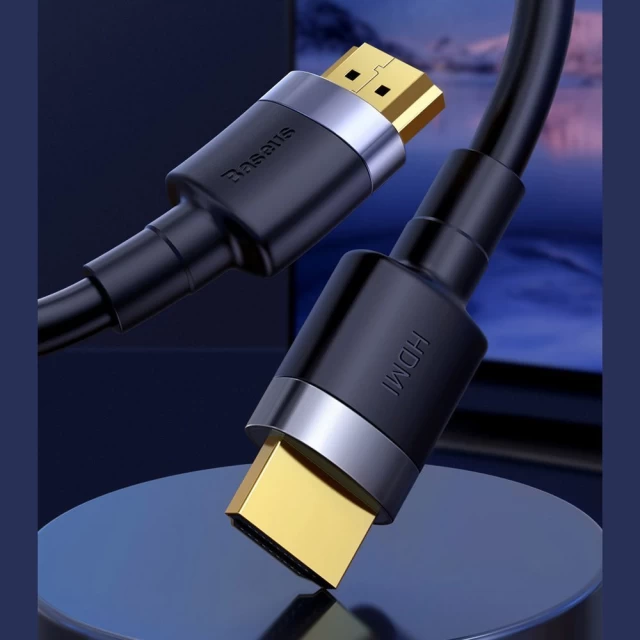 Кабель Baseus Cafule HDMI 4K to HDMI 4K 3m Black (CADKLF-G01)