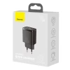 Мережевий зарядний пристрій Baseus Compact QC 20W USB-C | USB-A Black (CCXJ-B01)