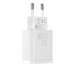 Мережевий зарядний пристрій Baseus Compact QC 20W USB-C | USB-A White (CCXJ-B02)