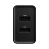 Мережевий зарядний пристрій Baseus Speed Mini Dual U 10.5W 2xUSB-A Black (CCFS-R01)