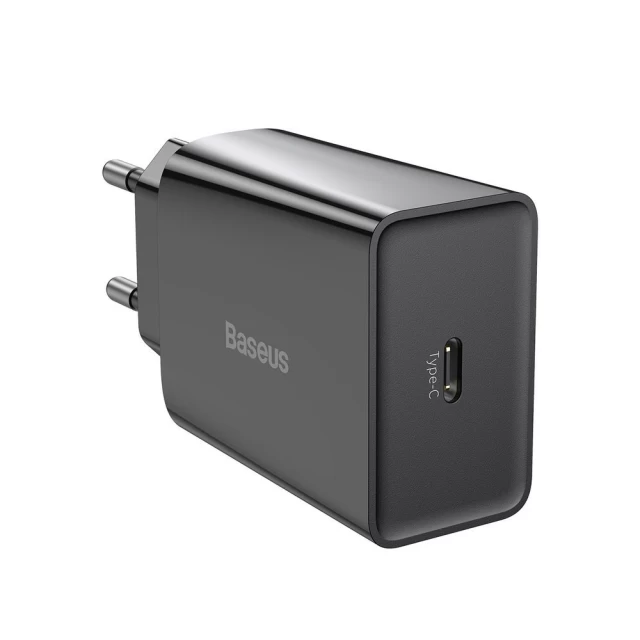 Мережевий зарядний пристрій Baseus Speed Mini PD 20W USB-C Black (CCFS-SN01)