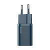 Мережевий зарядний пристрій Baseus Super Silicone PD 20W USB-C Blue (CCSUP-B03)