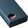 Портативное зарядное устройство Baseus Adaman Metal Digital Display 65W 20000mAh QC3.0/PD3.0 Power Bank Blue (PPIMDA-D03)