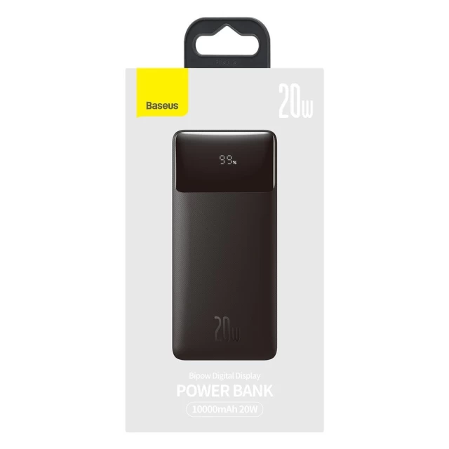 Портативний зарядний пристрій Baseus Bipow Power Bank 20W 10000 mAh Quick Charge Black (PPDML-L01)