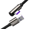 Кабель Baseus Legend Series Elbow Fast Charging 66W USB-A to USB-C 1m Black (CATCS-B01)