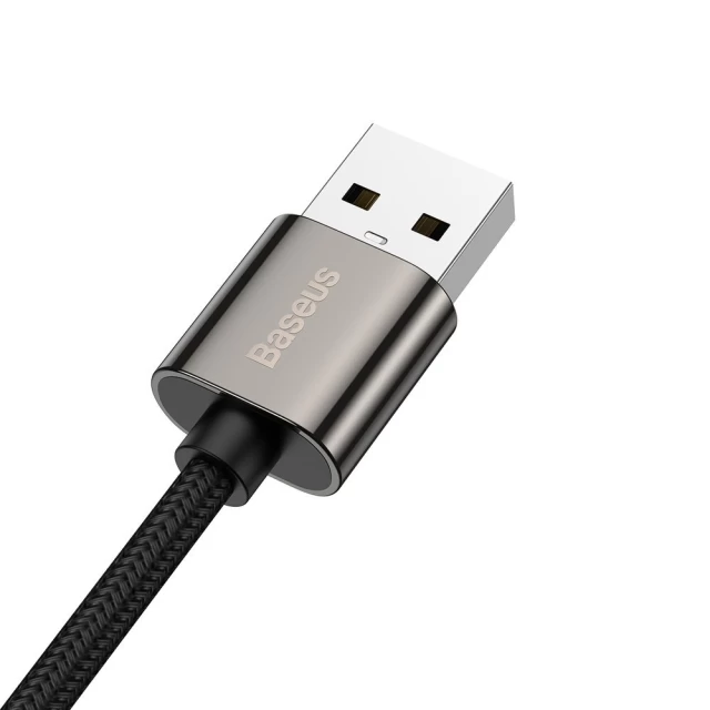 Кабель Baseus Legend Series Elbow Fast Charging 66W USB-A to USB-C 2m Black (CATCS-C01)