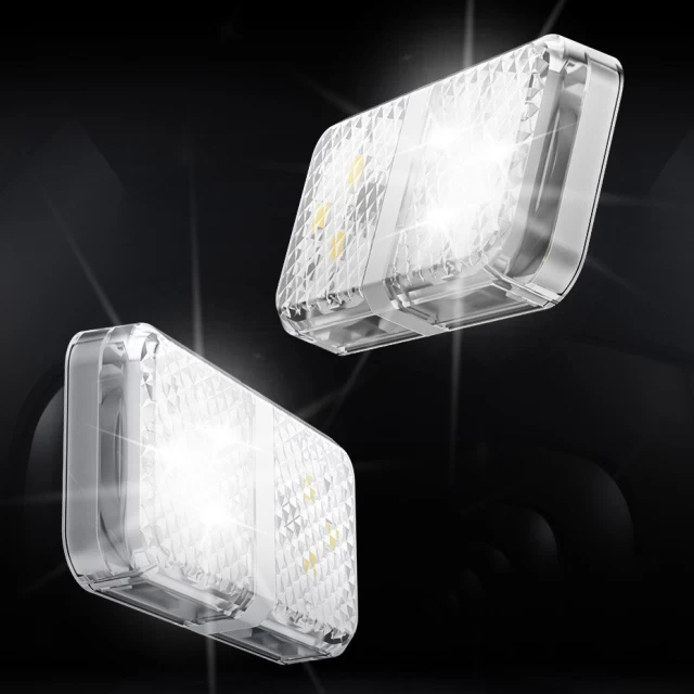 Дверная автомобильная лампа Baseus Warning Light White (2pcs/pack) (CRFZD-02)