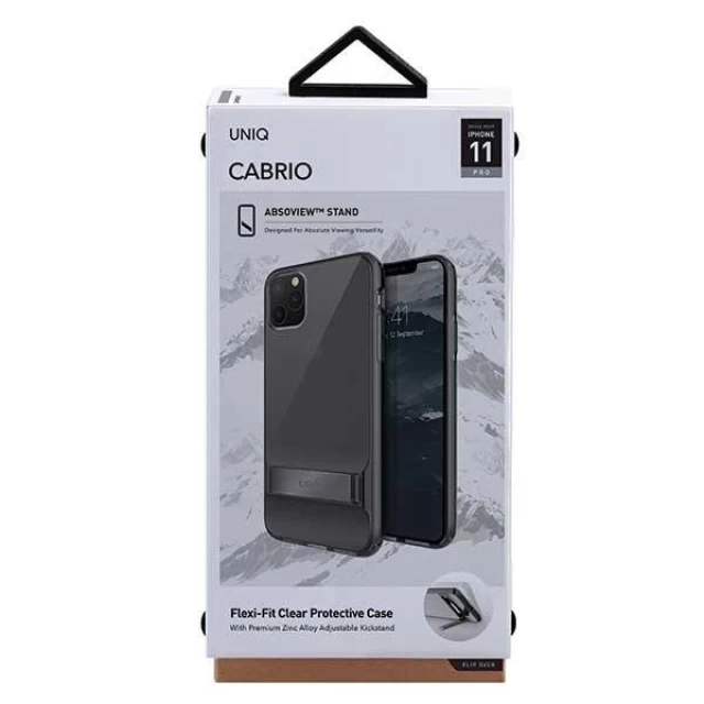 Чохол Uniq Convertible для iPhone 11 Pro Smoked Gray (UNIQ-IP5.8HYB(2019)CABSMK)