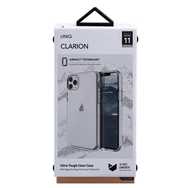 Чехол Uniq Clarion для iPhone 11 Pro Max Transparent (UNIQ-IP6.5HYB(2019)-CLRNCLR)