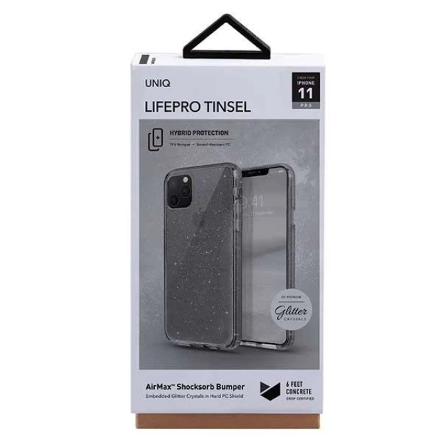 Чохол Uniq LifePro Tinsel для iPhone 11 Pro Vapour Smoke (UNIQ-IP5.8HYB(2019)-LPRTSMK)