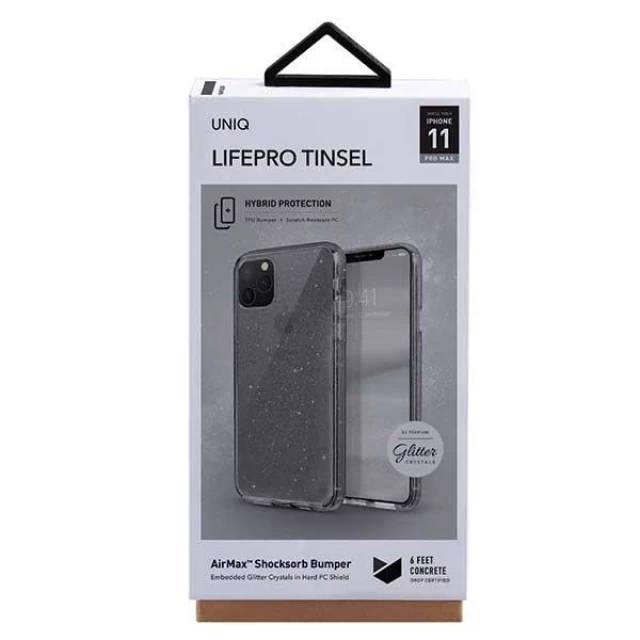 Чохол Uniq LifePro Tinsel для iPhone 11 Pro Max Vapour Smoke (UNIQ-IP6.5HYB(2019)-LPRTSMK)