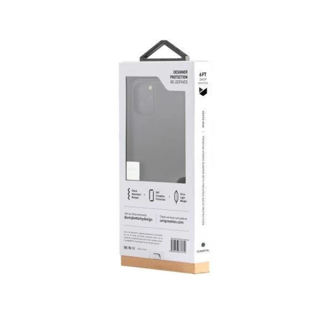 Чохол Uniq Vesto Hue для iPhone 11 Pro Max Gunmetal (UNIQ-IP6.5HYB(2019)-VESHGMT)