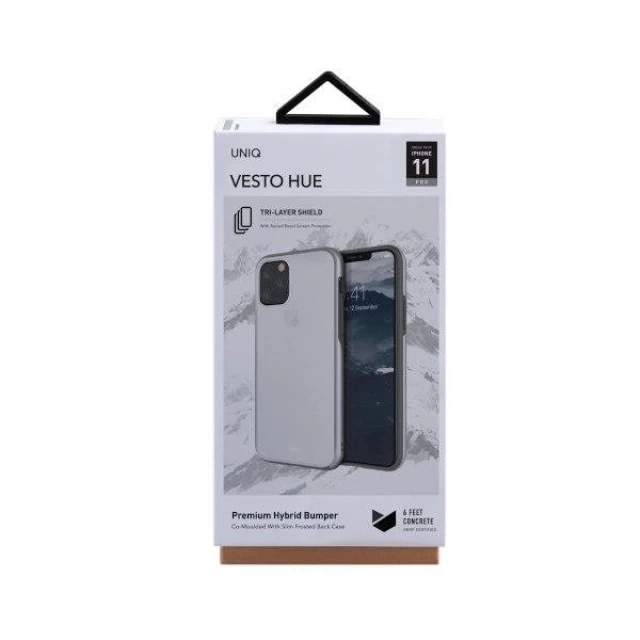 Чохол Uniq Vesto Hue для iPhone 11 Pro Silver (UNIQ-IP5.8HYB(2019)-VESHSIL)