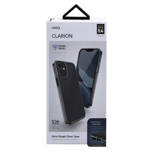 Чохол Uniq Clarion для iPhone 12 mini Vapour smoke Antimicrobial (UNIQ-IP5.4HYB(2020)-CLRNSMK)