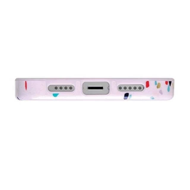 Чехол Uniq Coehl Terrazzo для iPhone 12 mini Blush Pink (UNIQ-IP5.4HYB(2020)-TEZPNK)