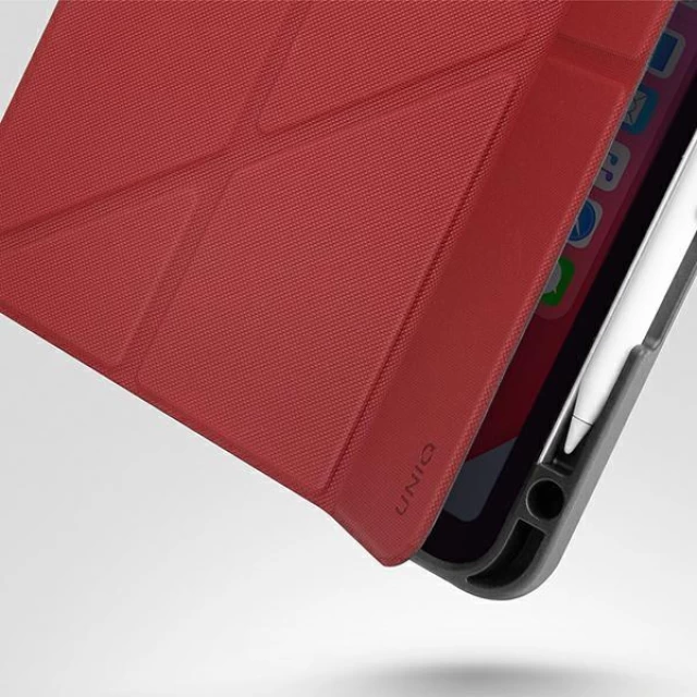 Чехол Uniq Transforma Rigor для iPad Air 10.9 2020 Red/Coral Red Atnimicrobial (8886463675274)