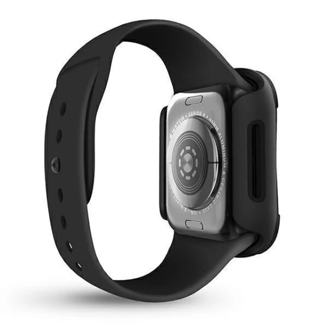 Чохол Uniq Torres для Apple Watch 4 | 5 | 6 | SE 40 mm Black/Midnight Black (UNIQ-40 mm-TORBLK)