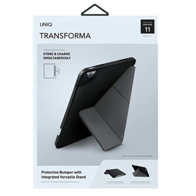 Чохол Uniq Transforma для iPad Pro 11 2021 Black Antimicrobial (Uni000399)