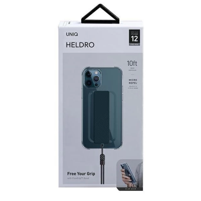 Чохол Uniq Heldro для iPhone 12 Pro Max Clear Antimicrobial (UNIQ-IP6.7HYB(2020)-HELCLR)