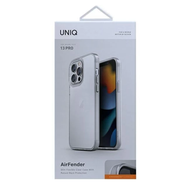 Чохол Uniq Air Fender для iPhone 13 | 13 Pro Crystal Clear (UNIQ-IP6.1PHYB(2021)-AIRFNUD)