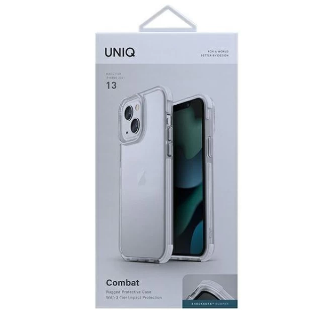 Чохол Uniq Combat для iPhone 13 White (UNIQ-IP6.1HYB(2021)-COMWHT)