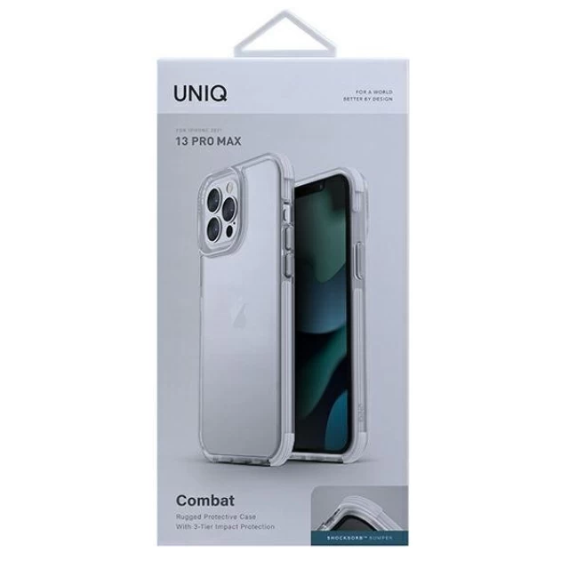 Чохол Uniq Combat для iPhone 13 Pro Max White (UNIQ-IP6.7HYB(2021)-COMWHT)