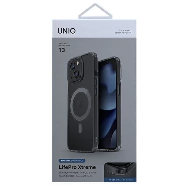 Чохол Uniq LifePro Xtreme для iPhone 13 Smoke with MagSafe (UNIQ-IP6.1HYB(2021)-LPRXMSMK)